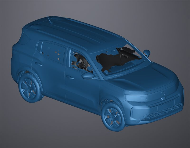 Full 3D scan of an SUV